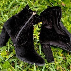 Black ankle boots